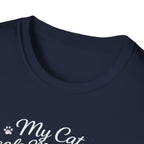 My Cat Heals My Energy T-Shirt — Spiritual Cat Lover Tee
