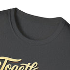 T-Shirt — "Together Furever" Dog and cat Sunset Graphic Tee