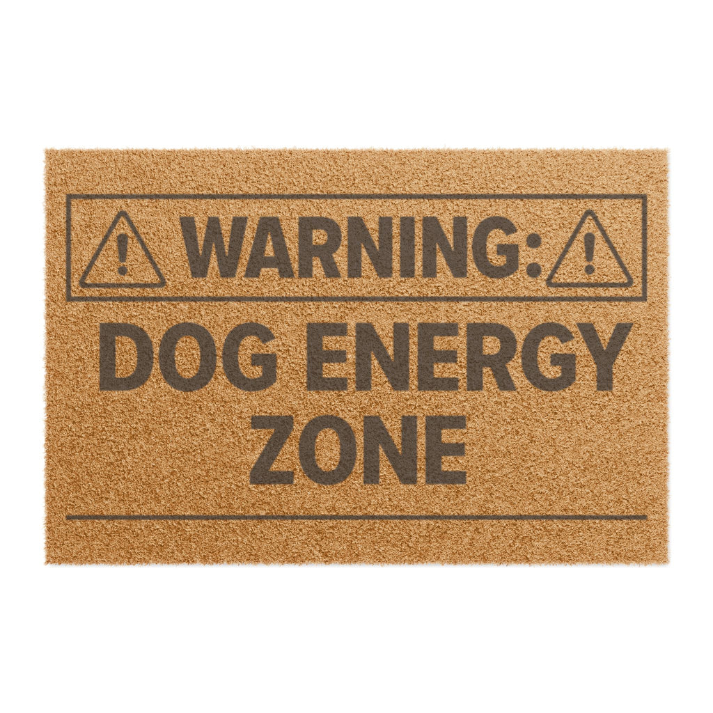 Warning: Dog Energy Zone Doormat