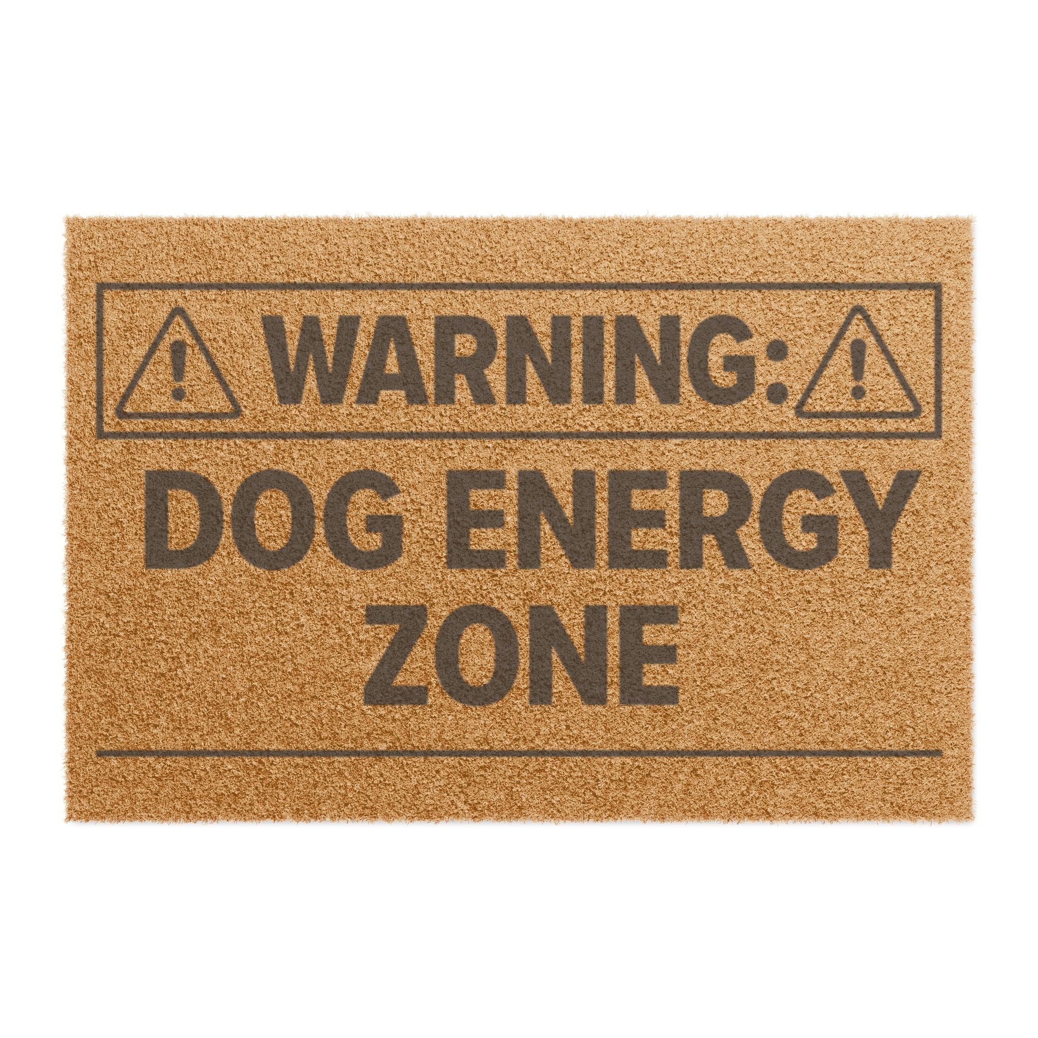 Warning: Dog Energy Zone Doormat