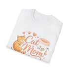 Cat Mom T-Shirt — Cute Orange Tabby Graphic Tee for Cat Lovers