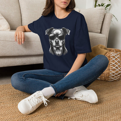 Retro Dog Sunglasses T-Shirt — Vintage Cool Puppy Graphic Tee