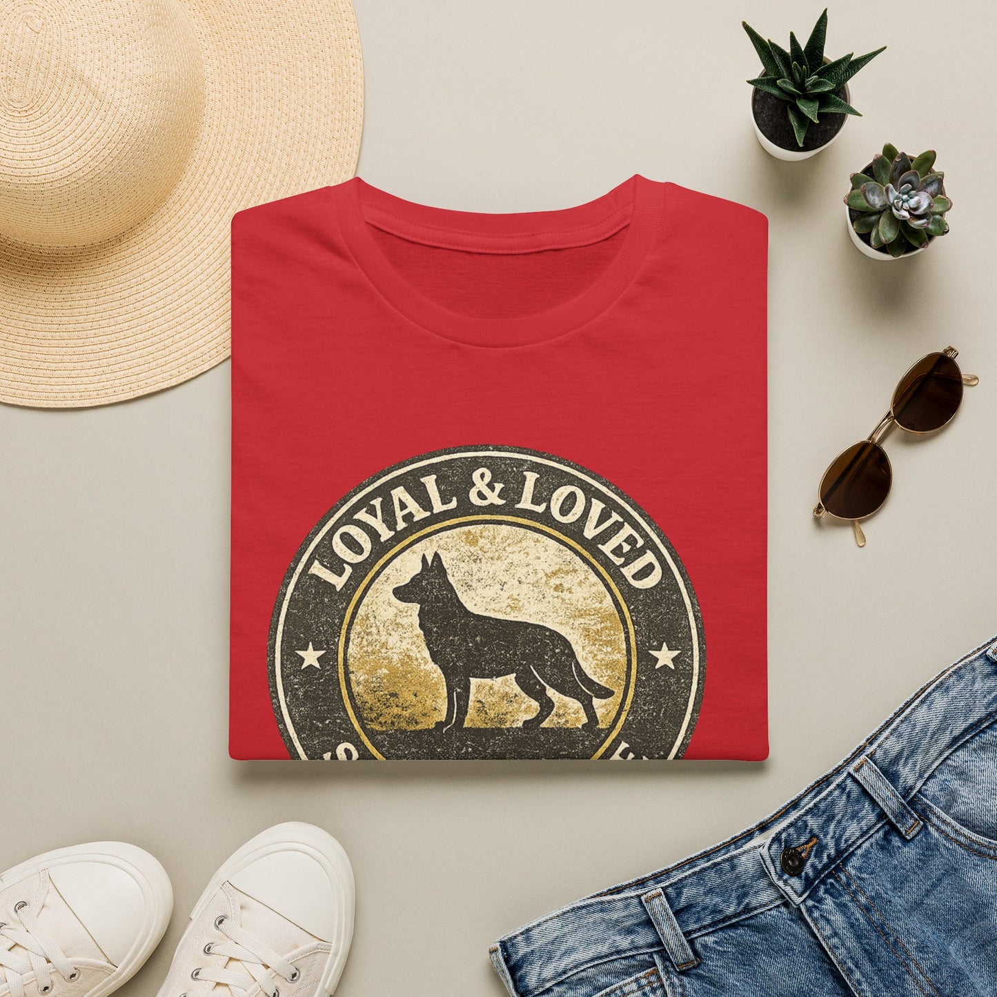 Loyal & Loved German Shepherd T-Shirt