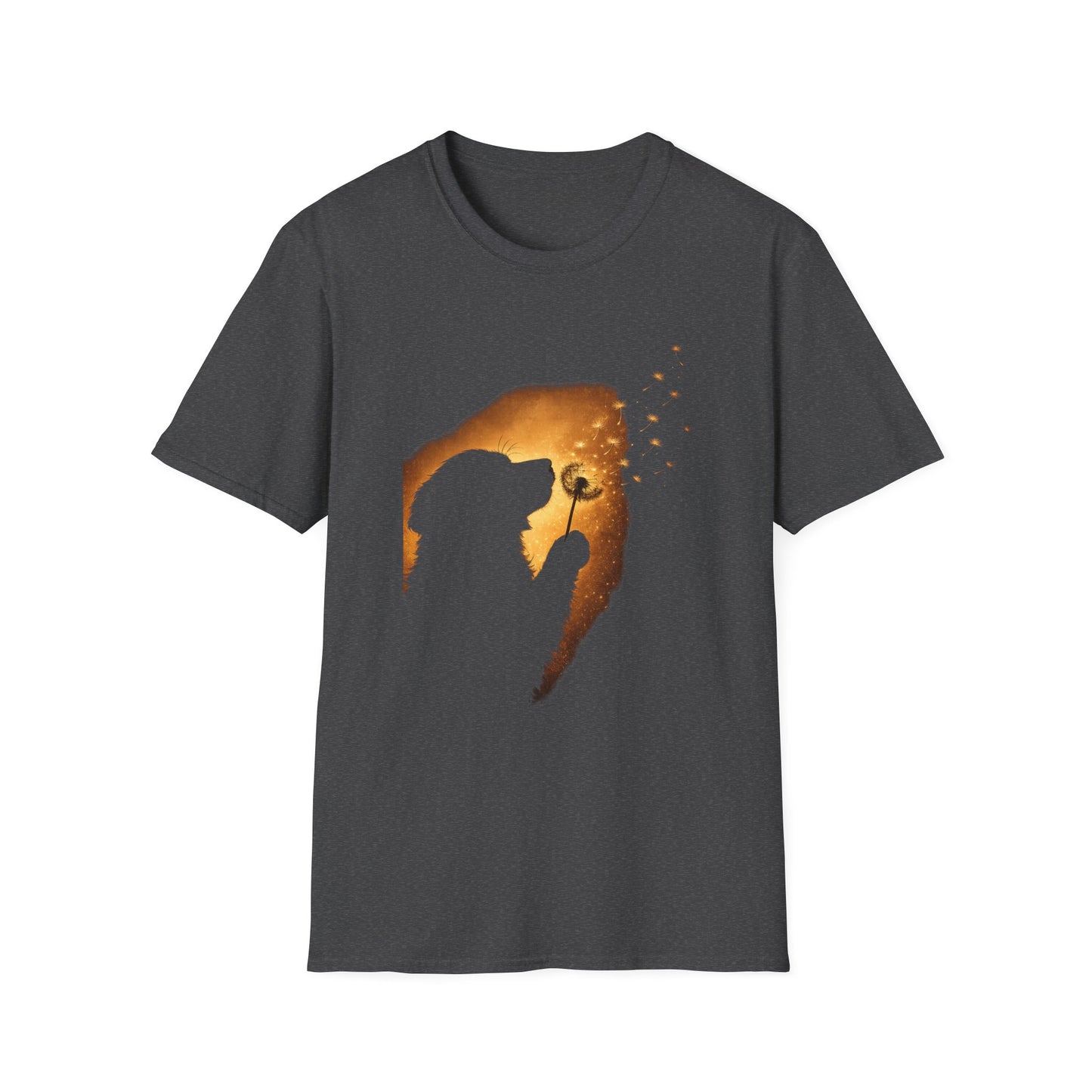 Dog & Dandelion Silhouette T-Shirt