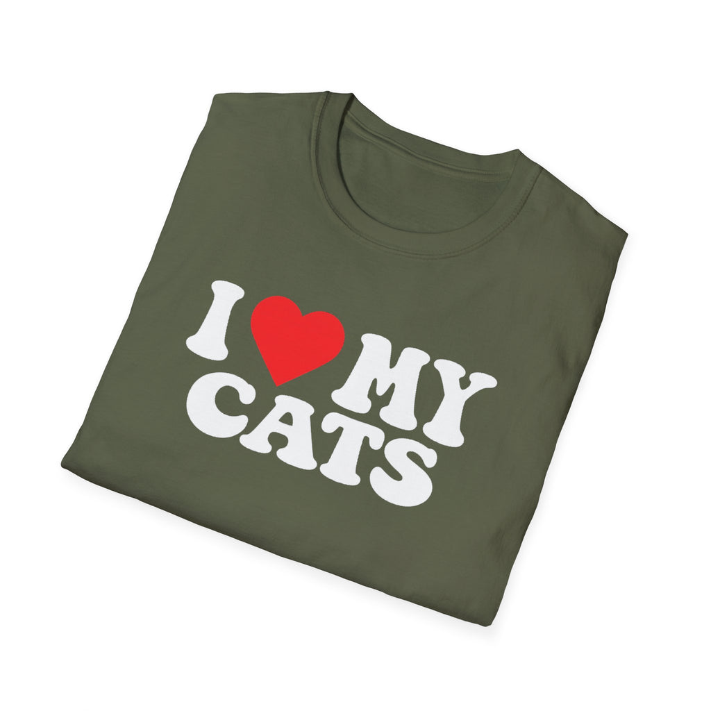 I  My Cats T-Shirt — Cute Retro Cat Lover Tee