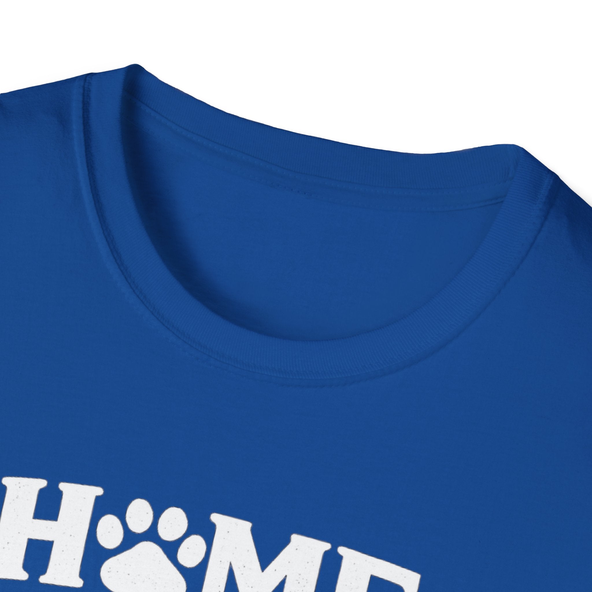 T‑Shirt — "Home Is Where the Paw Prints Lead To" Pet Lover Graphic Tee