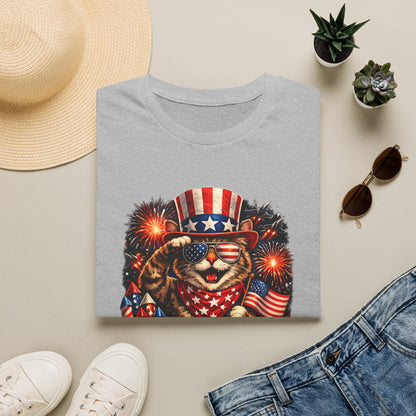 Patriotic Paws T-Shirt — “Paws & Stripes Forever” 4th of July Graphic Tee