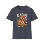 Rescue Squad T-Shirt - Cute Rescue Dogs Graphic Tee for Animal Lovers
