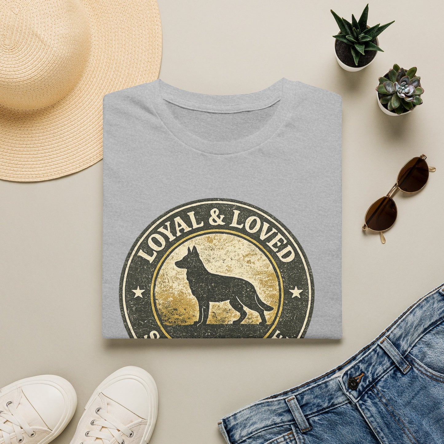 Loyal & Loved German Shepherd T-Shirt