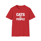 Cats > People T-Shirt — Funny Cat Lover Tee