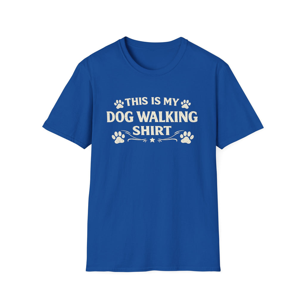 This Is My Dog Walking Shirt Paw Print Tee — Dog Walking T-Shirt