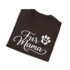Fur Mama T-Shirt — Cute Paw Print Graphic Tee for Dog & Cat Lovers