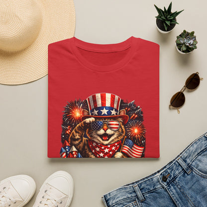 Patriotic Paws T-Shirt — “Paws & Stripes Forever” 4th of July Graphic Tee