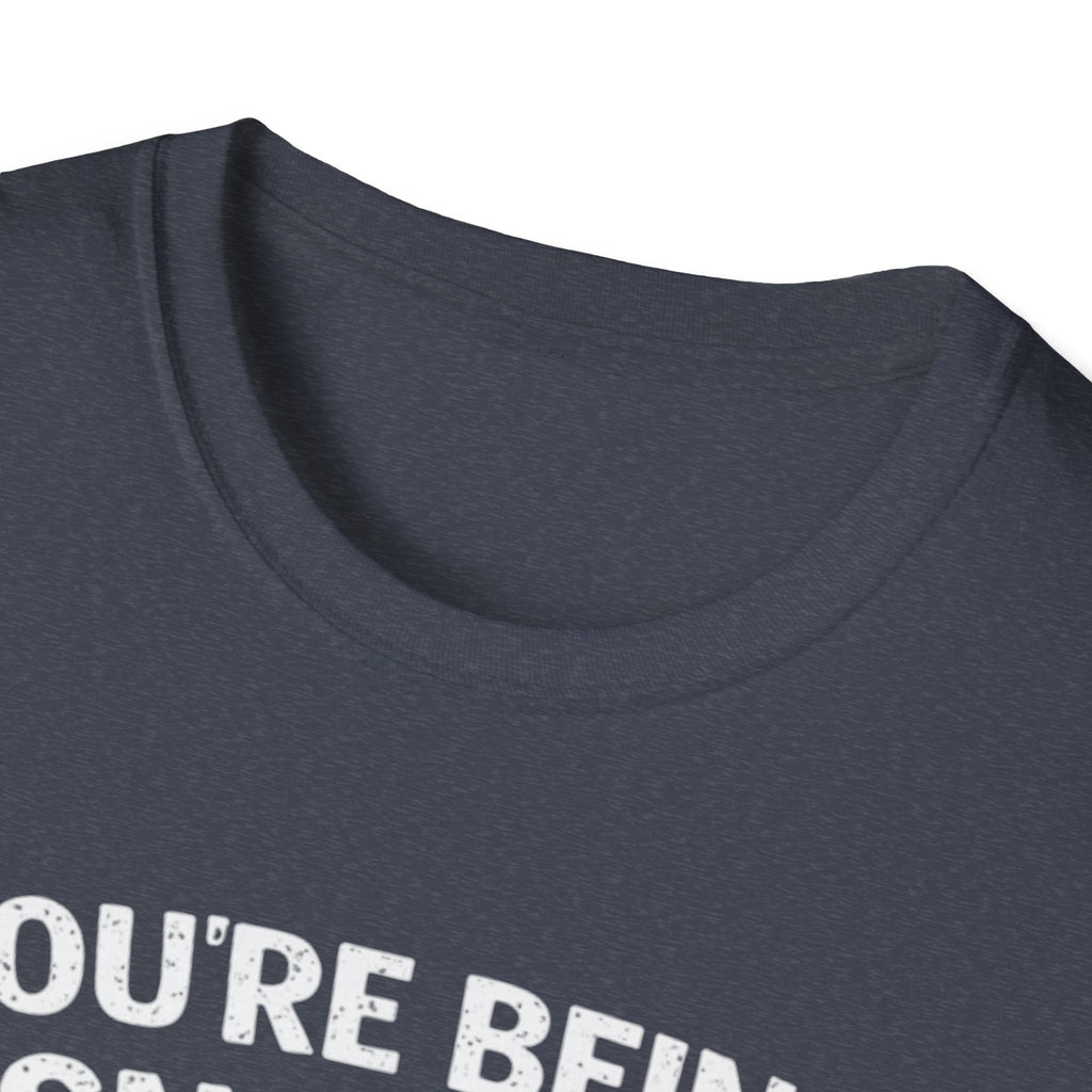 Dog Peek T-Shirt — "You're Being Sniffed" Funny Pet Tee