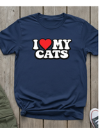 I  My Cats T-Shirt — Cute Retro Cat Lover Tee