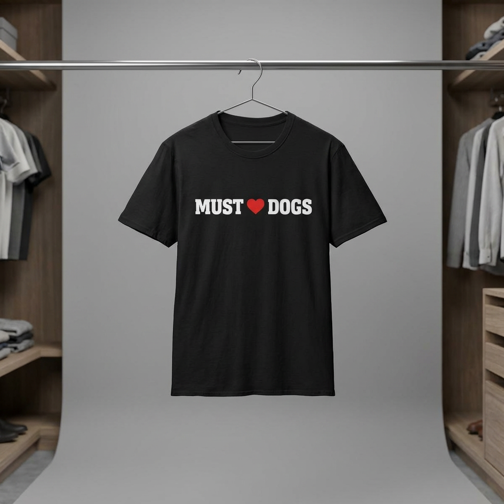 Must love Dogs T-Shirt — Funny Dog Lover Tee
