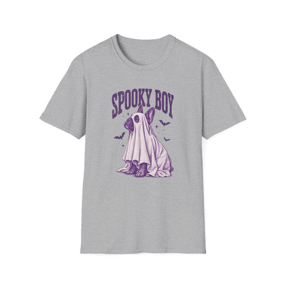 Spooky Boy T‑Shirt — Cute Ghost French Bulldog Halloween Tee