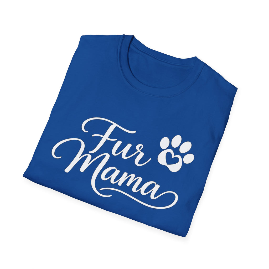 Fur Mama T-Shirt — Cute Paw Print Graphic Tee for Dog & Cat Lovers