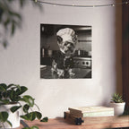 Chef Dog Poster — Matte Vertical Kitchen Wall Art (Yorkshire Terrier in Chef Hat)