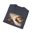Renaissance 'Creation of Cat' Art Print T-Shirt