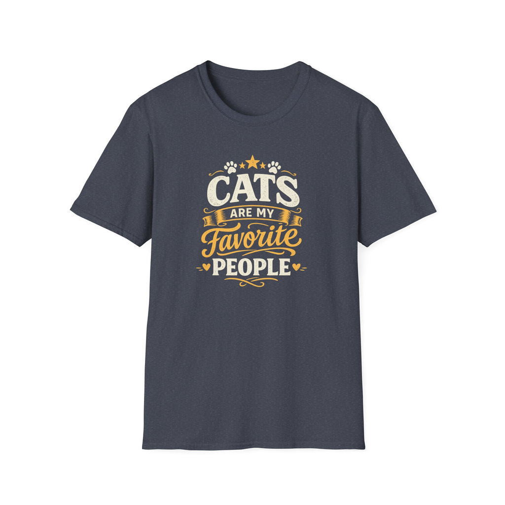 Cats Favorite People T-Shirt — Cute Cat Lover Graphic Tee