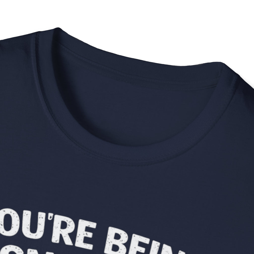 Dog Peek T-Shirt — "You're Being Sniffed" Funny Pet Tee