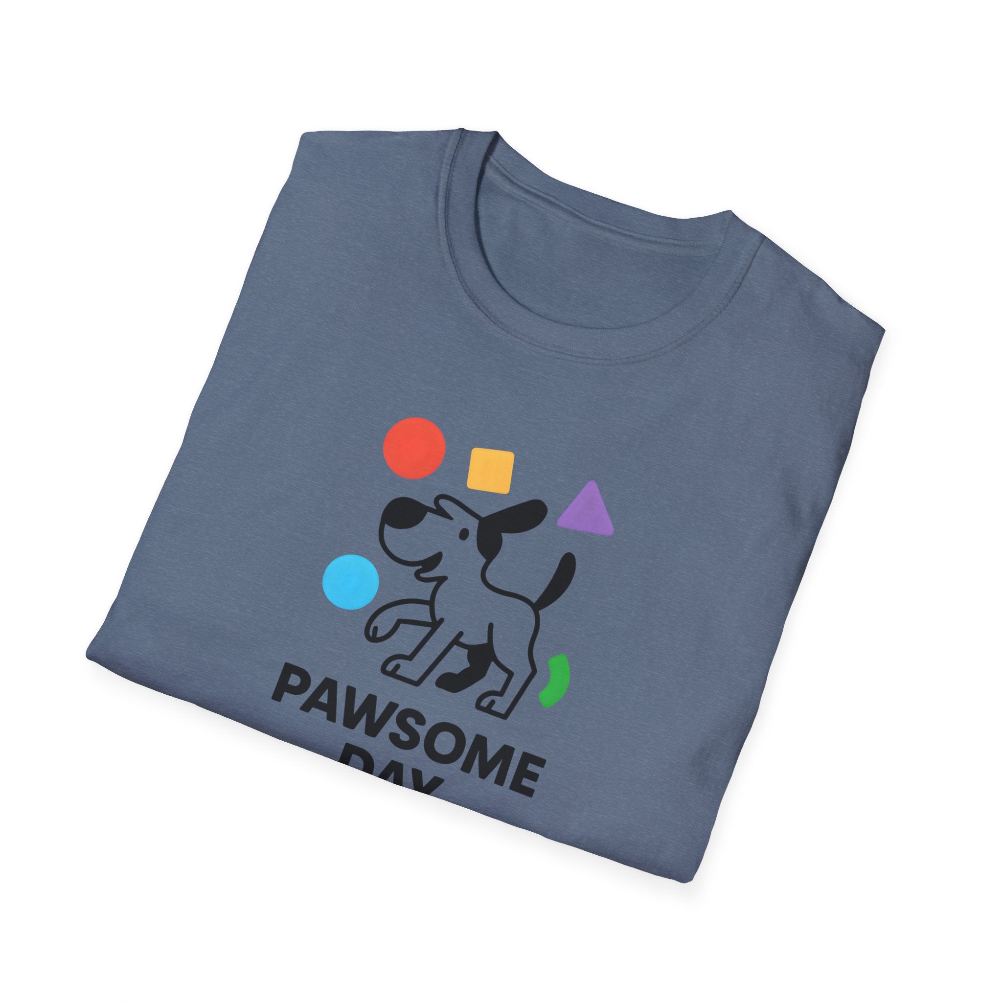 Pawsome days with colorful shapes T-Shirt