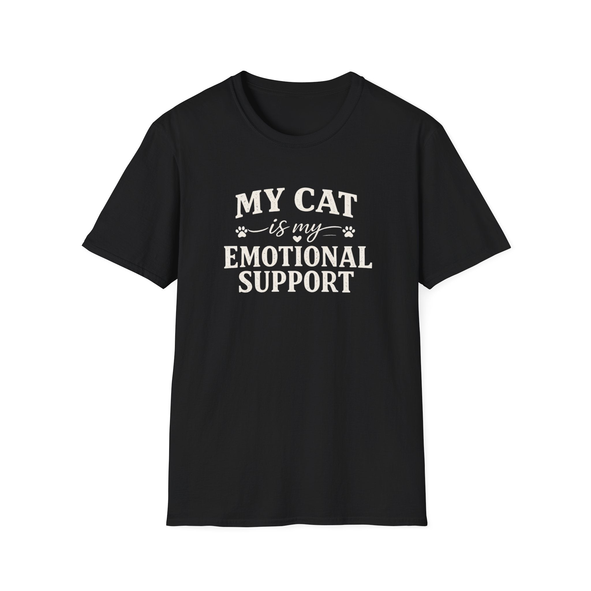 Cat Emotional Support T-Shirt — "My Cat Is My Emotional Support" Graphic Tee