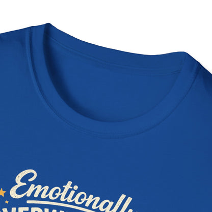 Emotionally Overwhelmed Dog T-Shirt — "Dog Still Needs a Walk" Vintage Rescue Tee