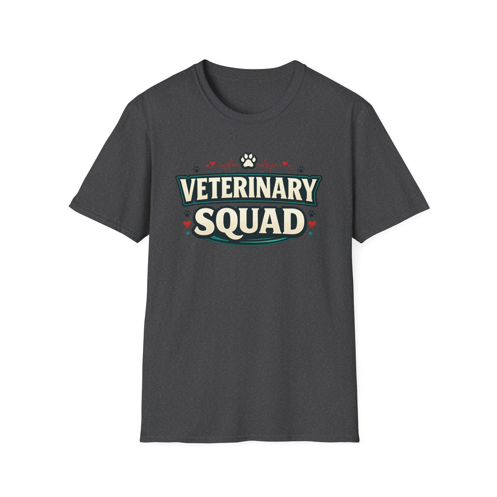 Veterinary Squad T-Shirt — Cute Paw Print Vet Team Tee