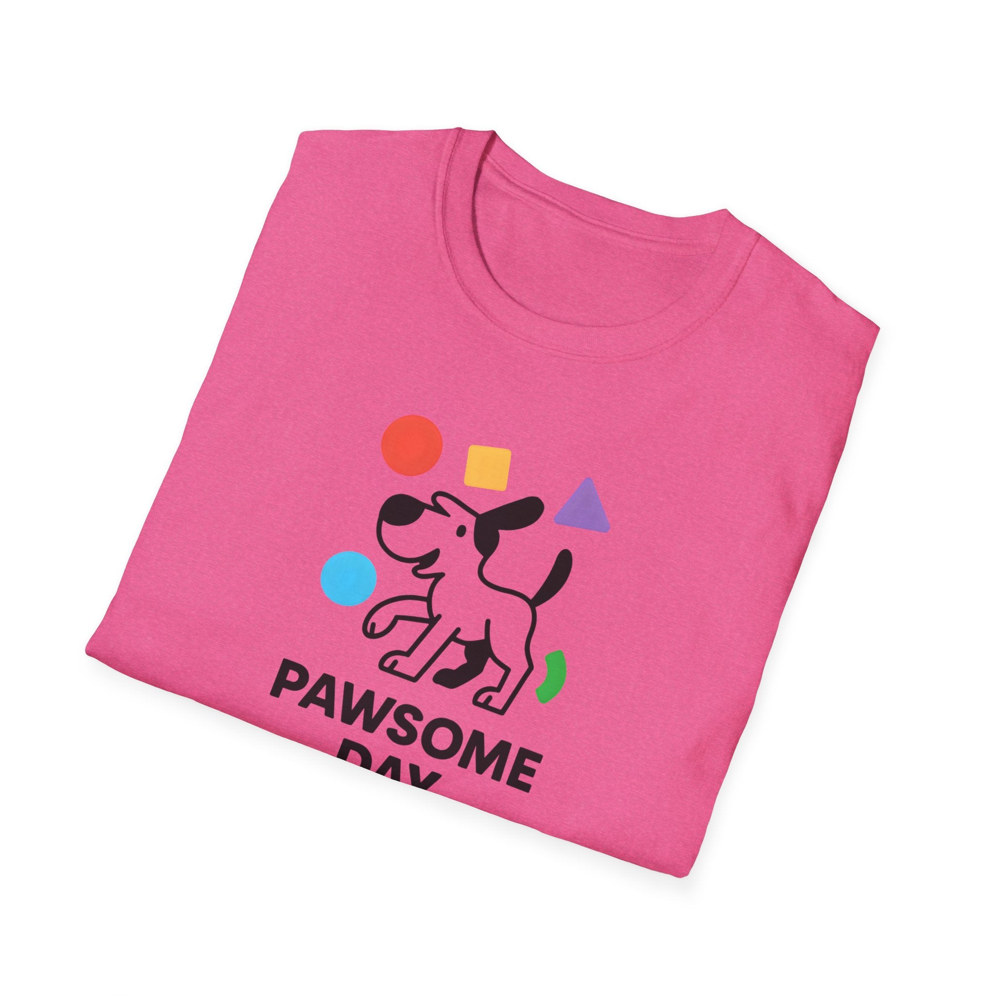 Pawsome days with colorful shapes T-Shirt