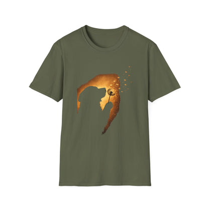 Dog & Dandelion Silhouette T-Shirt