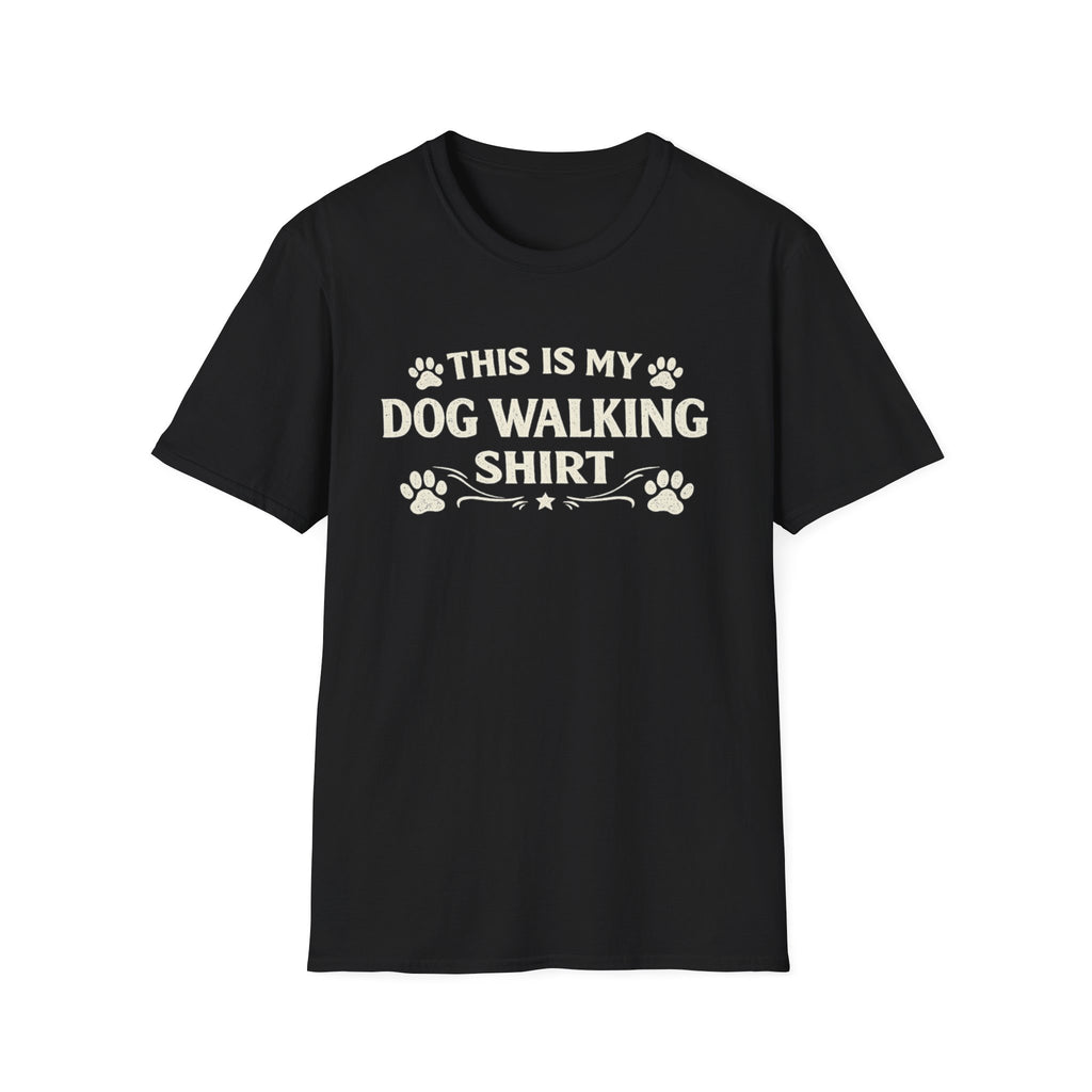 This Is My Dog Walking Shirt Paw Print Tee — Dog Walking T-Shirt