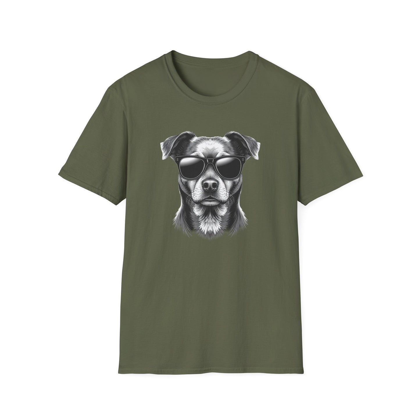 Retro Dog Sunglasses T-Shirt — Vintage Cool Puppy Graphic Tee