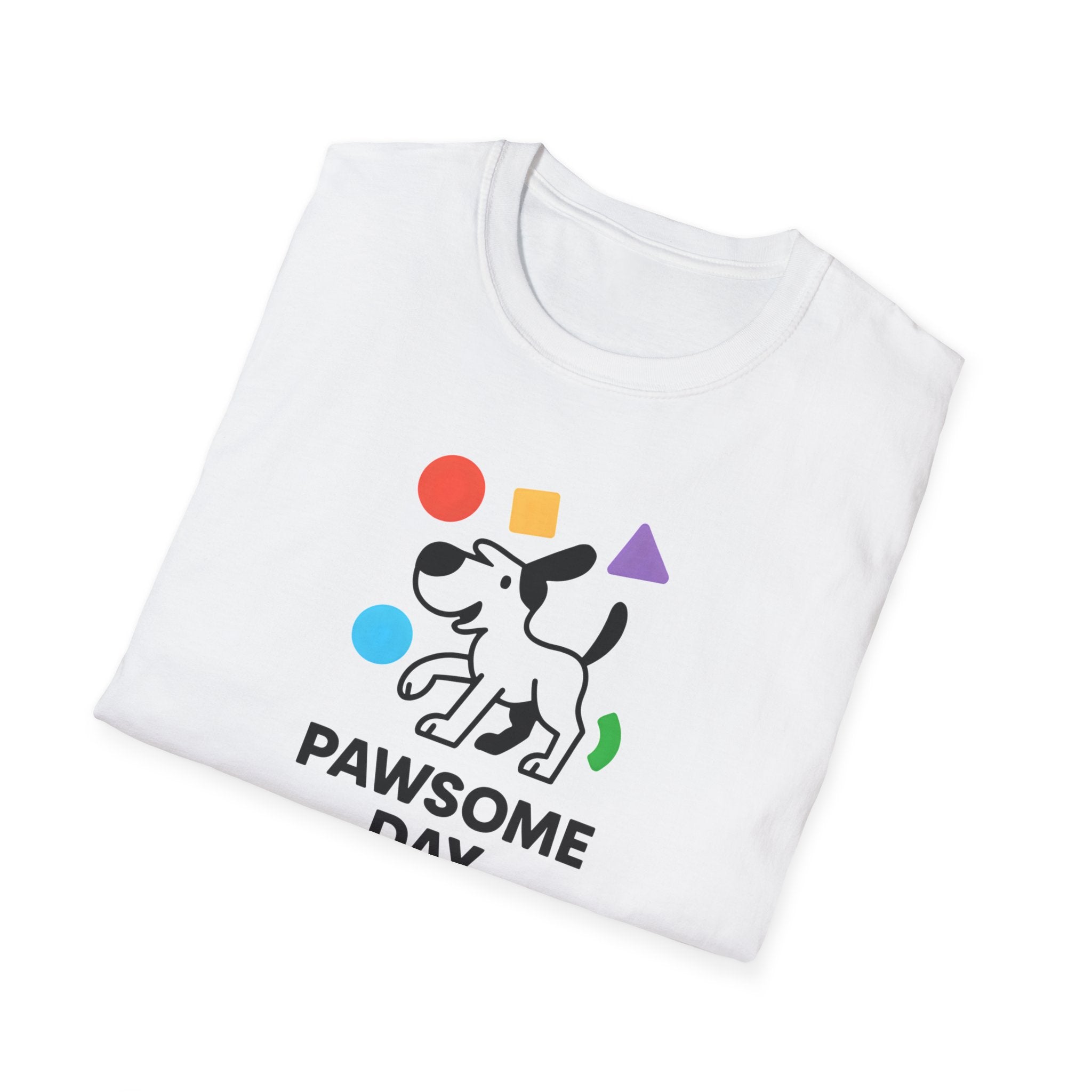 Pawsome days with colorful shapes T-Shirt