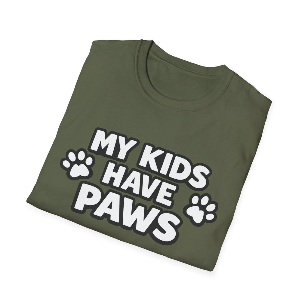 T-Shirt — "My Kids Have Paws" | Funny Pet Parent Tee