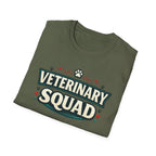 Veterinary Squad T-Shirt — Cute Paw Print Vet Team Tee