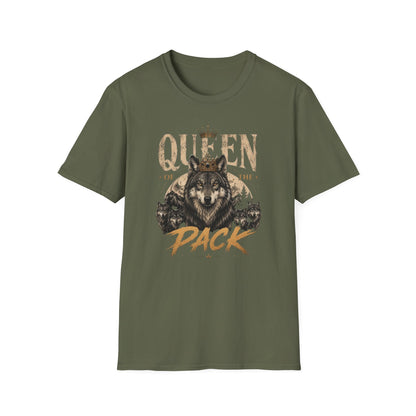 Queen of the Pack Wolf T-Shirt — Women’s Regal Wolf Graphic Tee