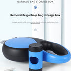 Automatic Retractable Dog Leash with Waste Bag Holder