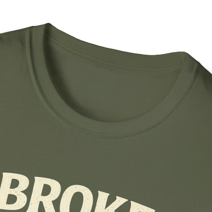 Broke Blame My Cat T-Shirt – Funny Cat Lover Tee
