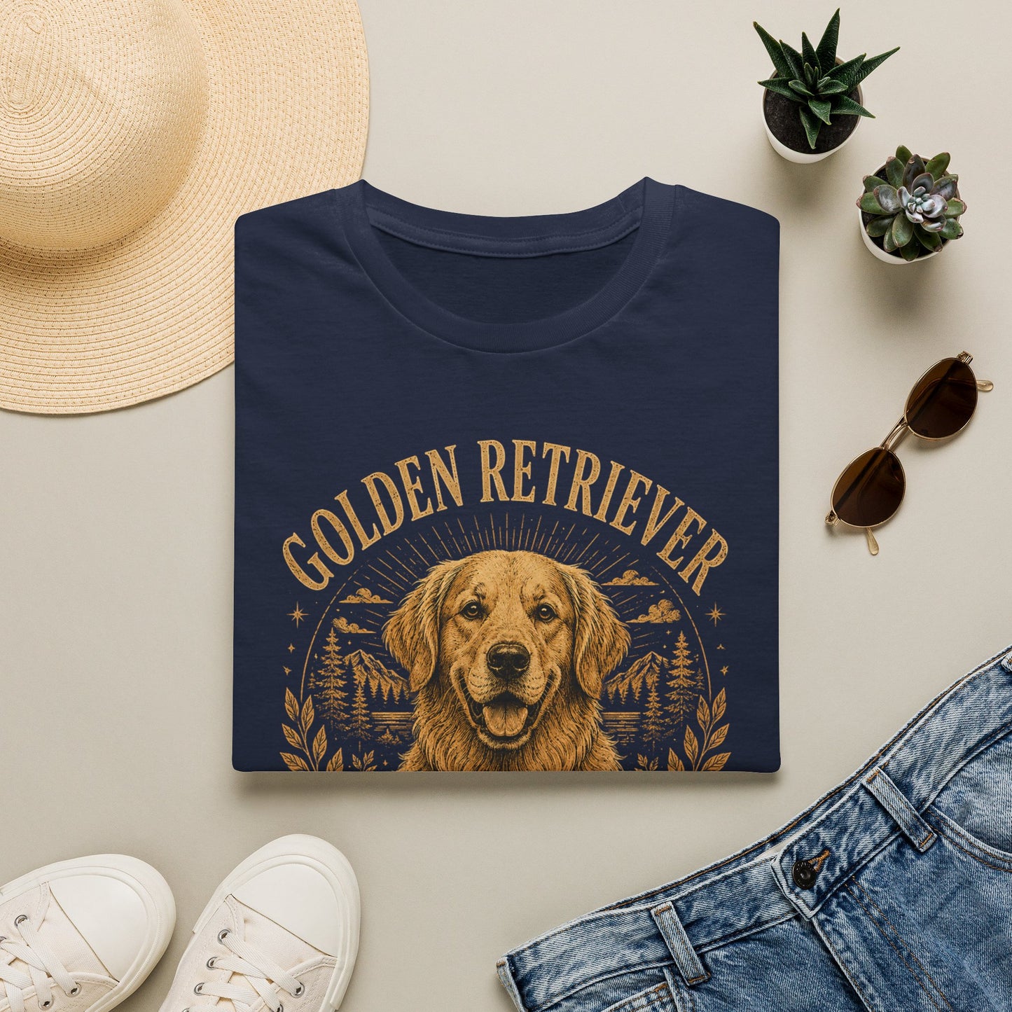 Golden Retriever Society T-Shirt — Vintage Dog Lover Tee