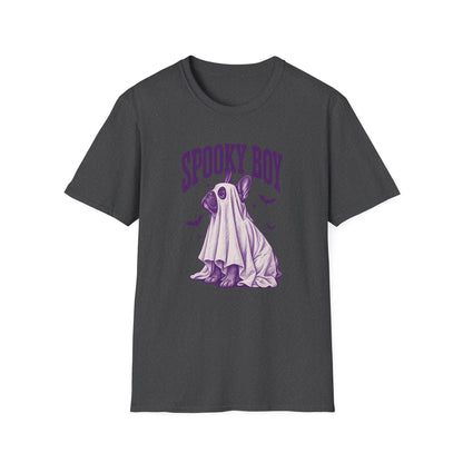 Spooky Boy T‑Shirt — Cute Ghost French Bulldog Halloween Tee