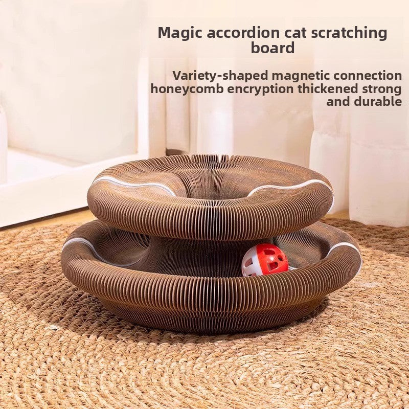 Organ Cat Scratch Board Nest Wear-resistant Scrap-resistant Cat Toy Self-relief Corrugated Paper Claw Grinding Board