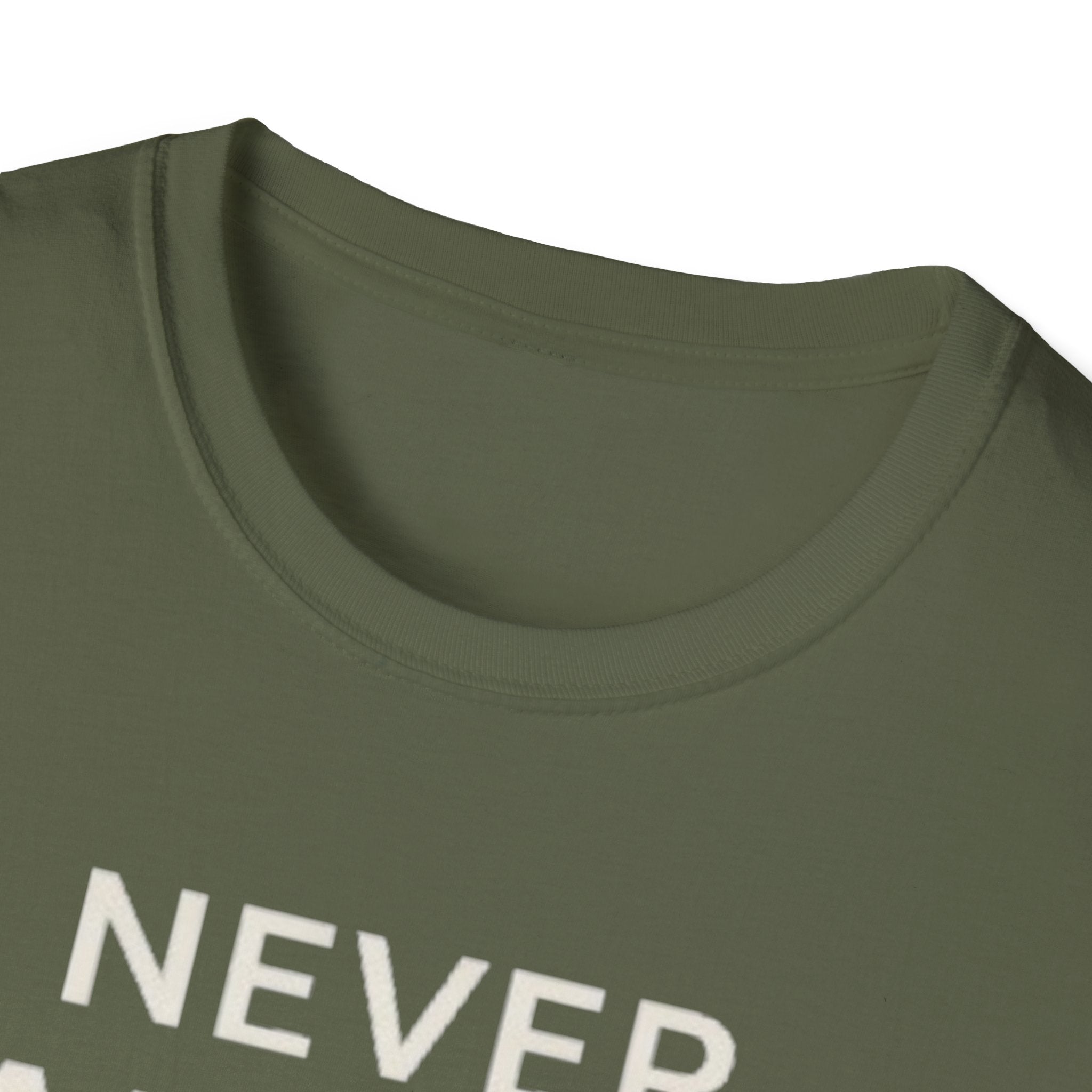Never Alone Cat T-Shirt — "Never Alone. that's what cats are for."