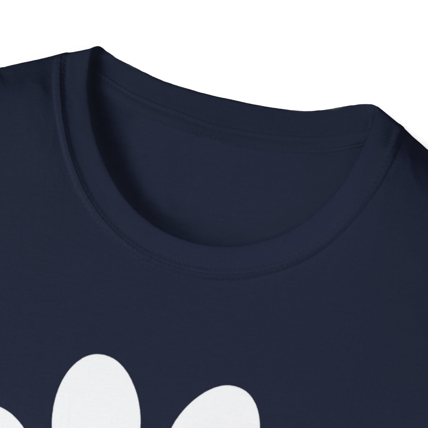 Think Pawsitive Paw Print T-Shirt — Positive Pet Lover Tee