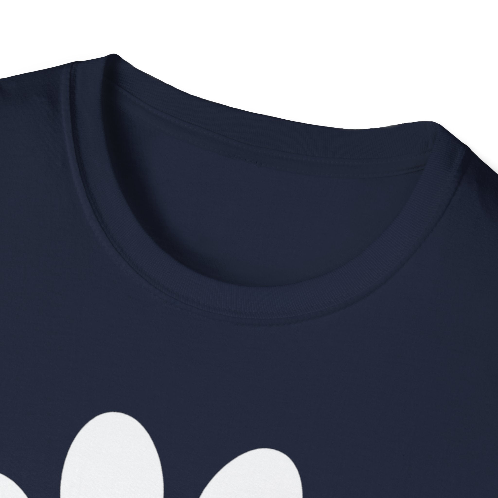 Think Pawsitive Paw Print T-Shirt — Positive Pet Lover Tee