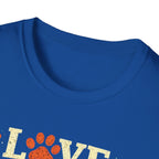 Love Is a Powerful Thing T-Shirt — Cute Paw Print Pet Lover Tee
