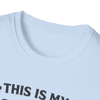 Dog Walking T-Shirt — "This Is My Dog Walking Shirt" Paw Print Tee