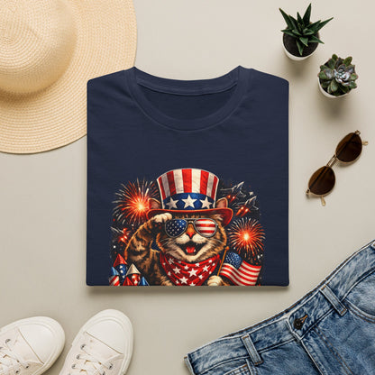 Patriotic Paws T-Shirt — “Paws & Stripes Forever” 4th of July Graphic Tee