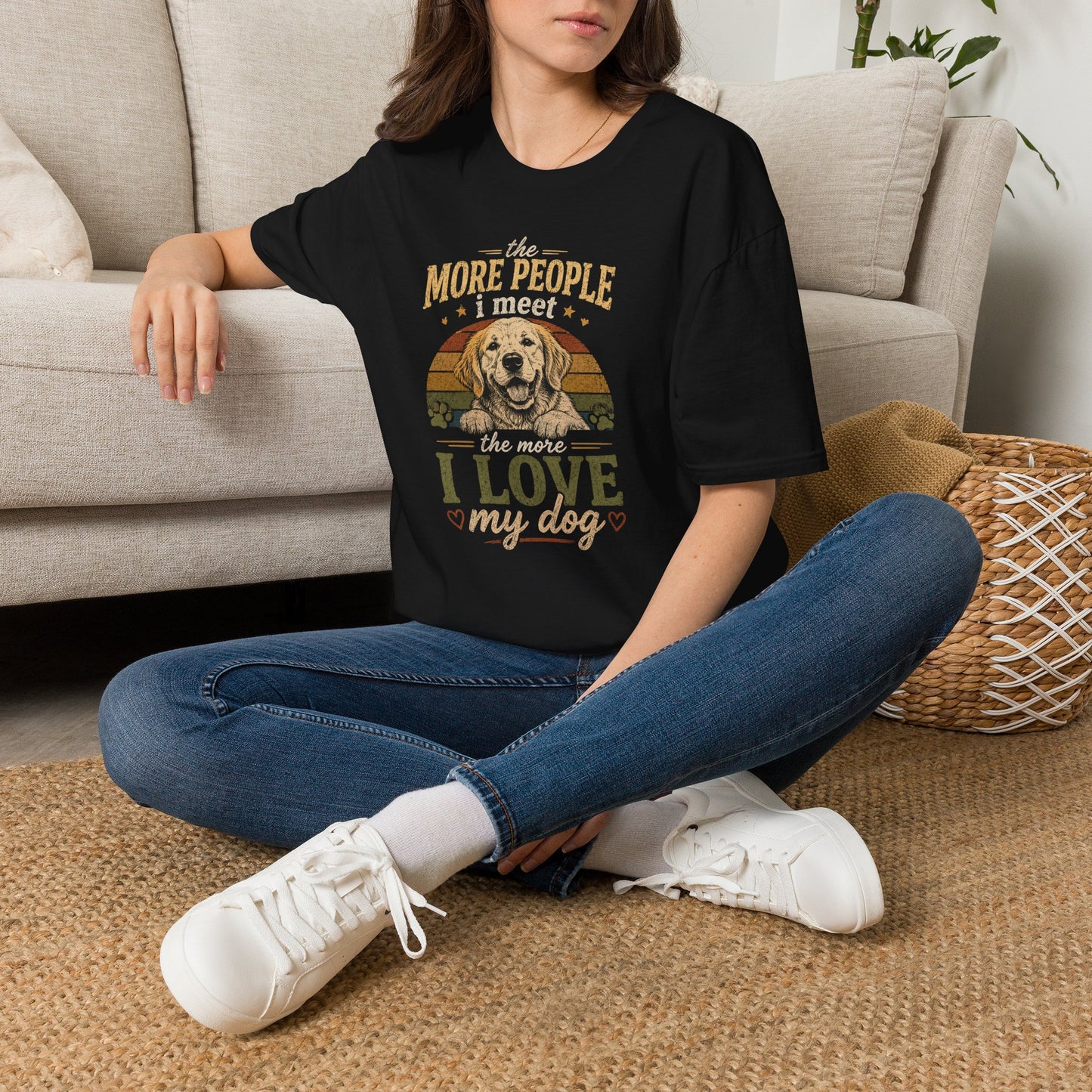 The More People I Meet The More I Love My Dog T-Shirt